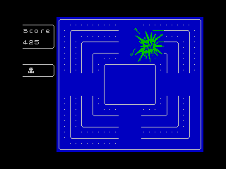 Head On ZX Spectrum arcade racing game screen